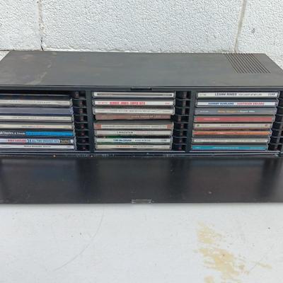 Variety of Music on CD with cd storage case