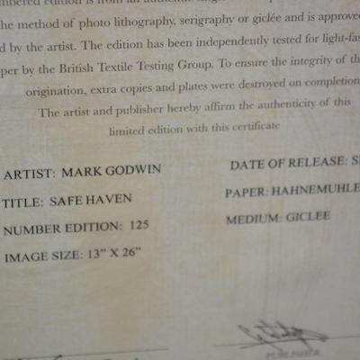 Framed & Matted Mark Godwin Numbered Edition of 