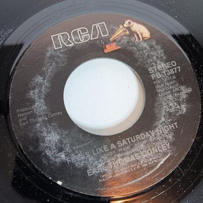 45 RPM Records - Earl Thomas Conley - Green Green - John Conlee - JUKE BOX CLASSICS!