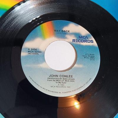 45 RPM Records - Earl Thomas Conley - Green Green - John Conlee - JUKE BOX CLASSICS!