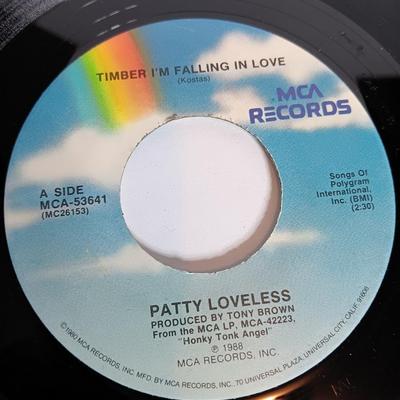 45 RPM Records -Johnny Lee - Hank Locklin -Patty Loveless - JUKE BOX CLASSICS!