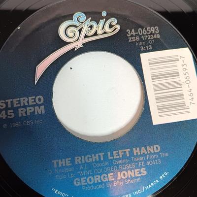 45 RPM Records -Kris Kristofferson -George Jones - - JUKE BOX CLASSICS!