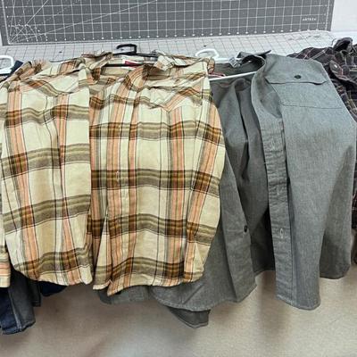 Mostly WRANGLER Plus a Resistol Shirts 