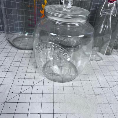 Clear Glass, Bottles, Pictures and Mugs 