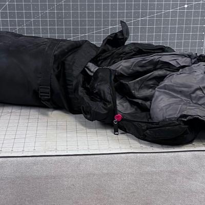 Light Weight Sleeping Bag, Black in Stuff Sack