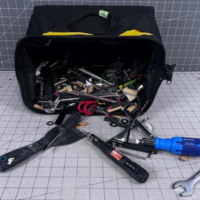 Tool Bag Full of Tools and Parts 