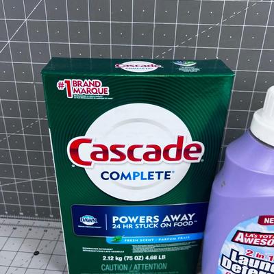 Full Cascade and 1/2 Laundry Detergent 