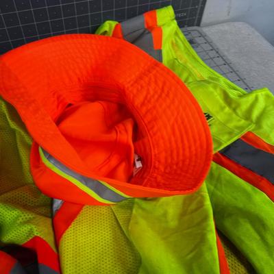 3 Vest and a Hat for Safety! 