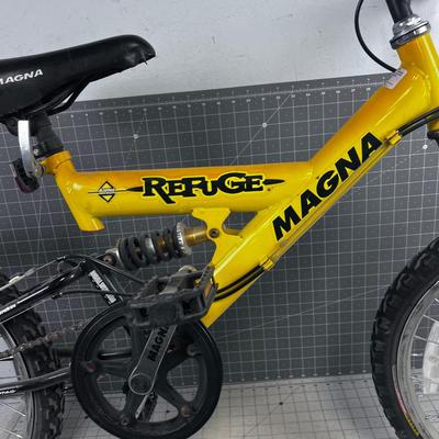 BMX Bike Yellow REFUGE MAGNA 