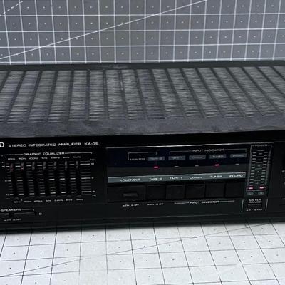 Kenwood Amplifier #KA-76 