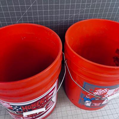 (2) 5 Gallon HOME DEPOT Buckets 