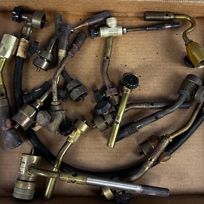 TOOLS: BRASS  Torch HEADS, Several 4 to 5 pounds of BRASS