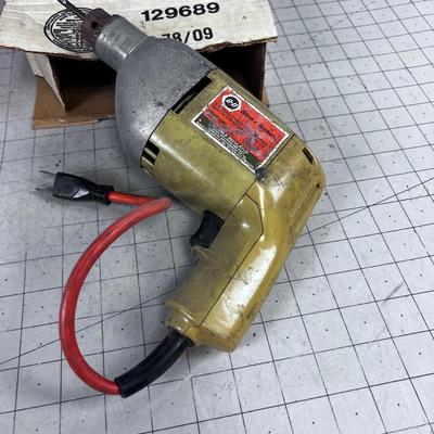 TOOLS: 3/8" Black & Decker Drill 
