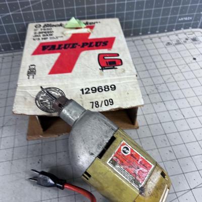 TOOLS: 3/8" Black & Decker Drill 