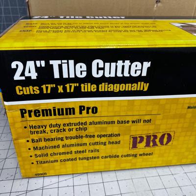 TOOLS: 24" Tile CUTTER MD, NEW in the BOX 24" 