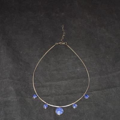 925 Sterling and Sodalite Necklace 16
