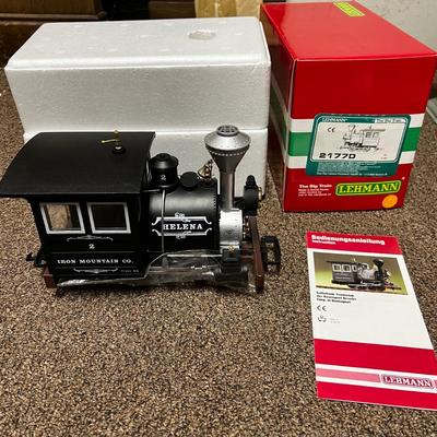 LGB Custom Iron Mountain Co. “Helena” 0-4-0 Porter Steam Engine 2177D