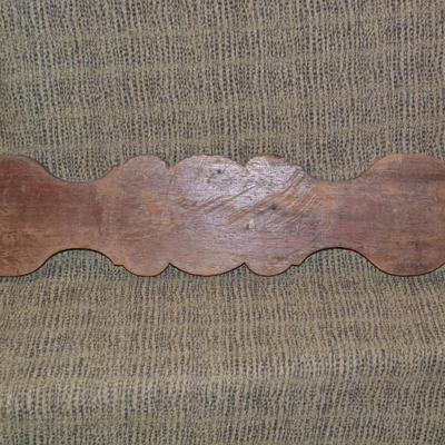 Vintage Hand Carved Decorative Wood Crown Molding AS IS