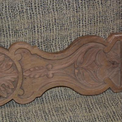 Vintage Hand Carved Decorative Wood Crown Molding AS IS