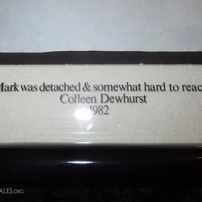 Colleen Dewhurst - Mark was detached and somewhat hard to reach