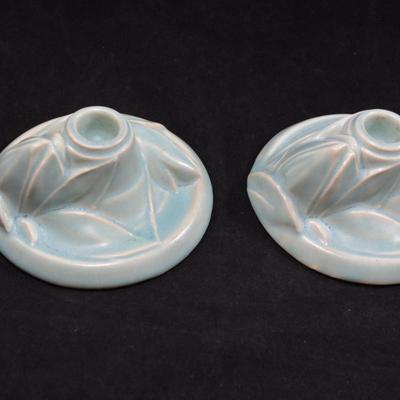 Vintage Franciscan California USA Set of Candle Holders
