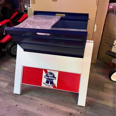 Extremely Rare PBR Pabst Blue Ribbon Folding Tailgate Grill