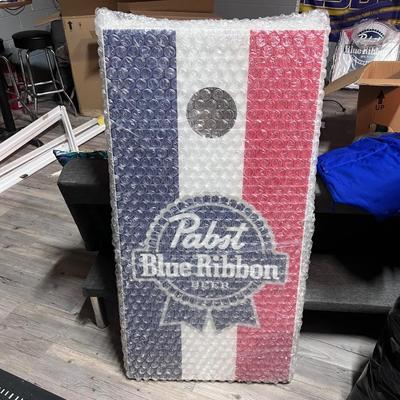 Rare PBR Pabst Blue Ribbon Sandwich Board