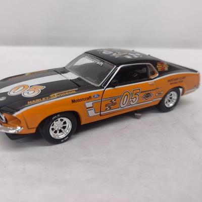 Harley-Davidson 1969 Mustang Boss 302 Racer Die Cast with Box (#32)
