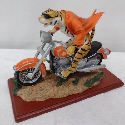 2004 'Wild Thang" Clemson Tigers Ridgewood Collection Mascot on Motorcycle (#34)
