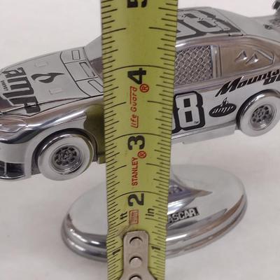 Godinger Silver Art Dale Ernhardt, Jr. National Guard/Mountain Dew #88 NASCAR Stock on Pedestal with Box (#35)