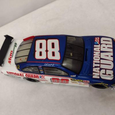 Pair of NASCAR Dale Earnhardt #3 Goodwrench and Dale, Jr #88 National Guard Die Cast Race Cars with Boxes (#36)