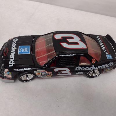 Pair of NASCAR Dale Earnhardt #3 Goodwrench and Dale, Jr #88 National Guard Die Cast Race Cars with Boxes (#36)