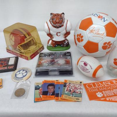 Collection of Clemson University Tigers Sport Memorabilia Collection #1