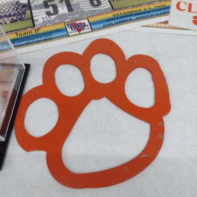 Collection of Clemson University Tigers Sport Memorabilia Collection #3