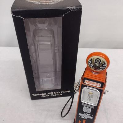 Harley-Davidson Tokheim 36B Gas Pump Die Cast Coin Bank with Box (#39)