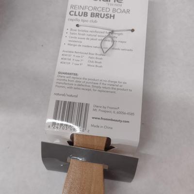 Set of 10 Diane Fromm Reinforced Boar Club Hairbrushes New Stock
