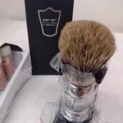 Shaving Mug, Brush, and Soap Set New Stock
