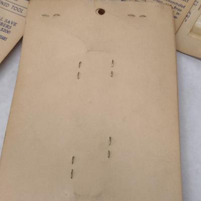 Set of 10 'A-1' Barber and Beautician Scissor Sharpeners and Includes a Pair of Sharpening Stones New Old Stock