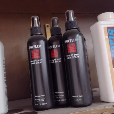 Large Assortment of Mostly Roffler Brand Hair Care and Shave Products New Stock
