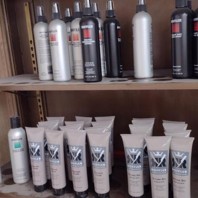 Large Assortment of Mostly Roffler Brand Hair Care and Shave Products New Stock