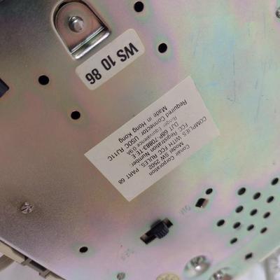 Pair of Vintage Push Button Dial Desk Land Line Cradle Style Telephones