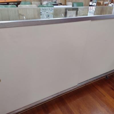 Vintage Glass Front Sales Retail Display Case Cabinet