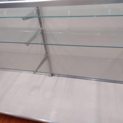Vintage Glass Front Sales Retail Display Case Cabinet