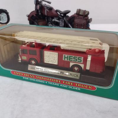 Collection of Die Cast and Resin Replica Cars, Trucks, and Motorcycles