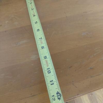 Solid Wood Side Table with Single Drawer and Stretcher Shelf