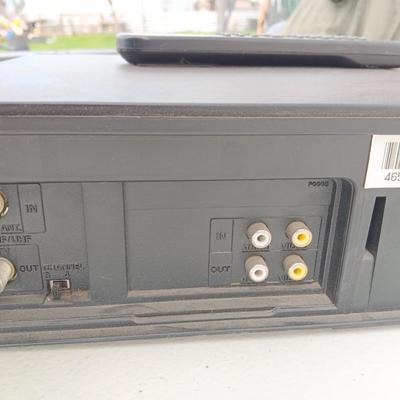 Sanyo VHS Player with VHS Movies