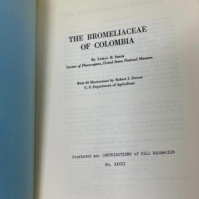 6 vintage book lot on Bromeliads flowering house plants botany 70's