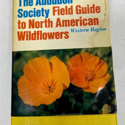 6 Vintage Books on Wildflowers - book lot - Audubon, hardcovers, softcovers