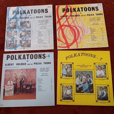 Four Polka toons Albums LpP Records