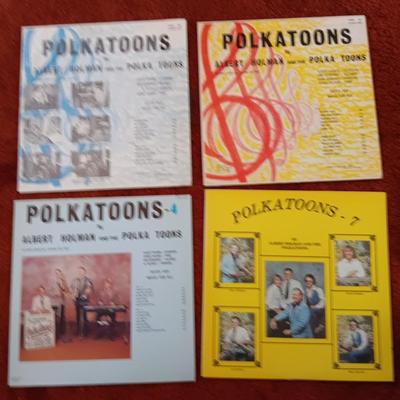 Four Polka toons Albums LpP Records